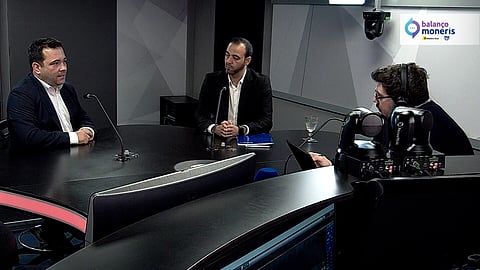 Filipe Morais, professor de Governance e Reputação na Henley Business School, e Rui Pedro Almeida, CEO da Moneris. Foto: D.R.