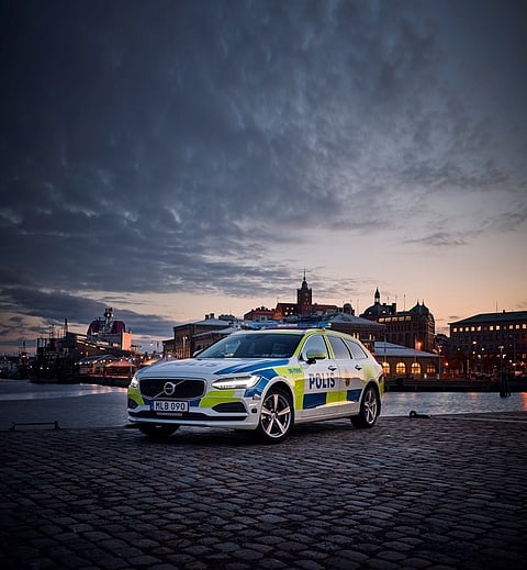 Volvo V90 junta-se à luta contra o crime na Suécia