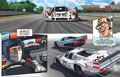 Le Mans de Steve McQueen agora em livro de BD