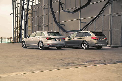 Audi A4 Avant 2.0 TDI vs BMW 318 D Touring: A mesma força