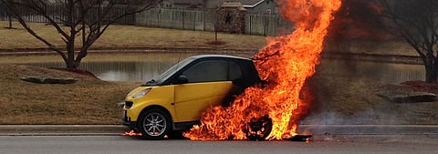 Vários Smart Fortwo pegam fogo nos EUA