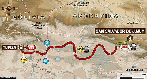 Dakar: Perfil da 4ª etapa