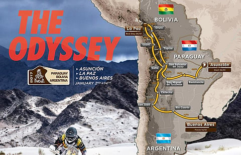 Dakar: O percurso do primeiro dia
