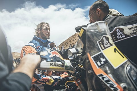 Dakar 2017, Etapa 4: Toby Price abandona devido a queda