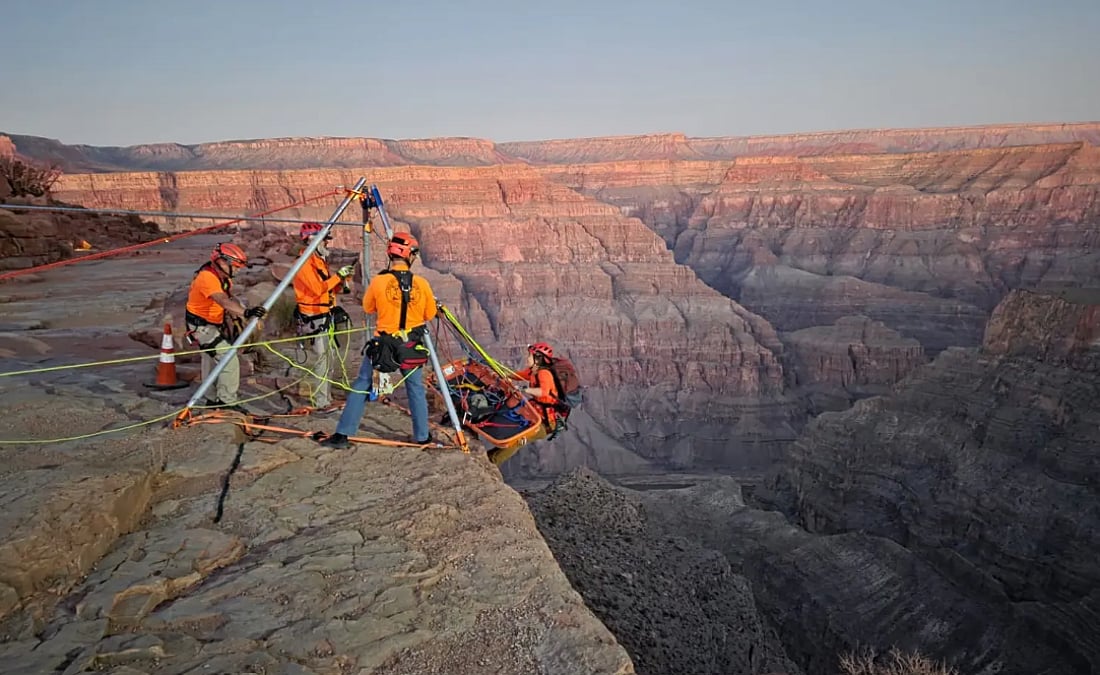 Turista morre depois de escorregar e cair de um precipício de 40 metros no Grand Canyon
