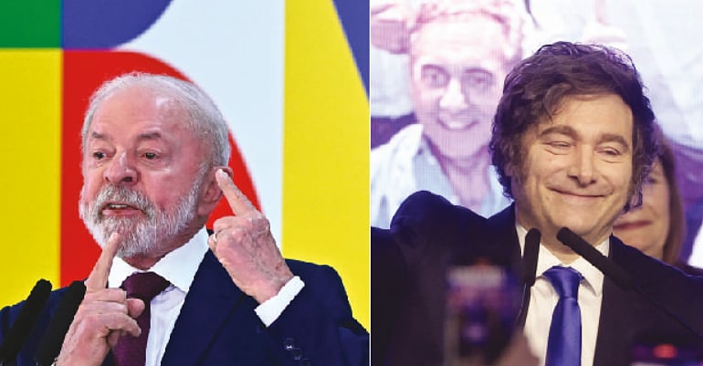 Brasil corta presença diplomática na Argentina após insultos de Milei a Lula