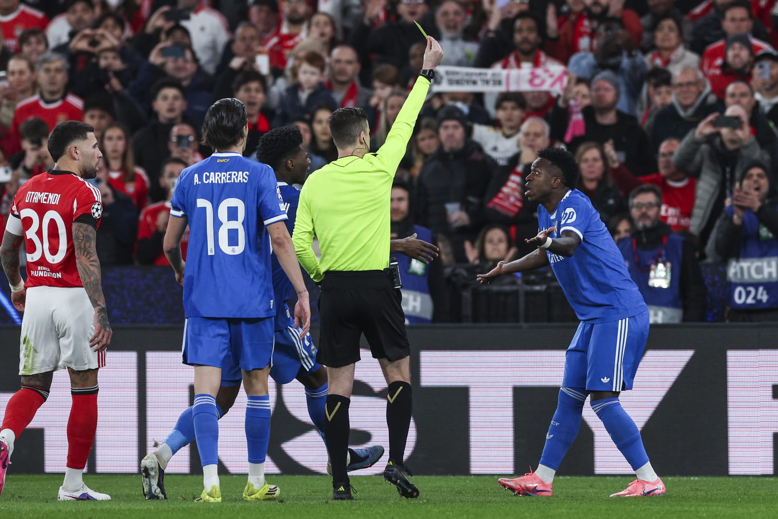 Benfica ordered to close 500 stadium seats following racist insults during Real Madrid match