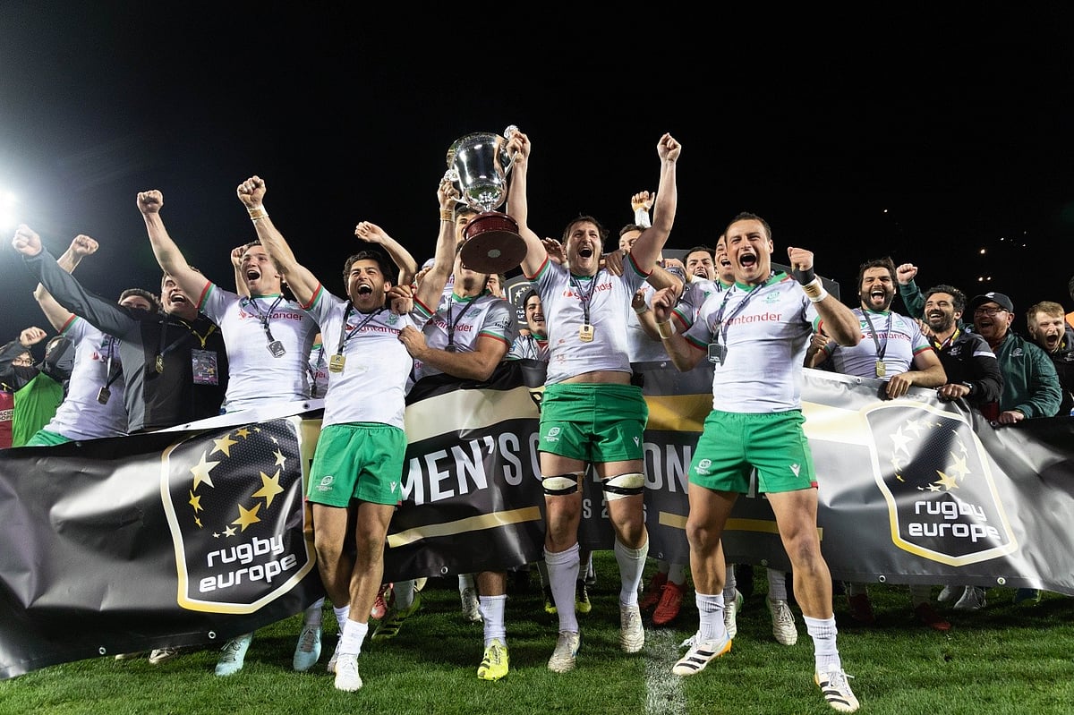 Portugal beats Georgia to win the Rugby Europe Championship for the second time