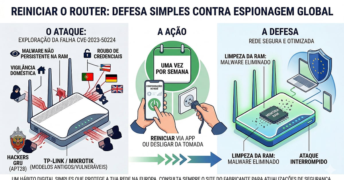 Reiniciar o router semanalmente: alerta da NSA e autoridades europeias ...