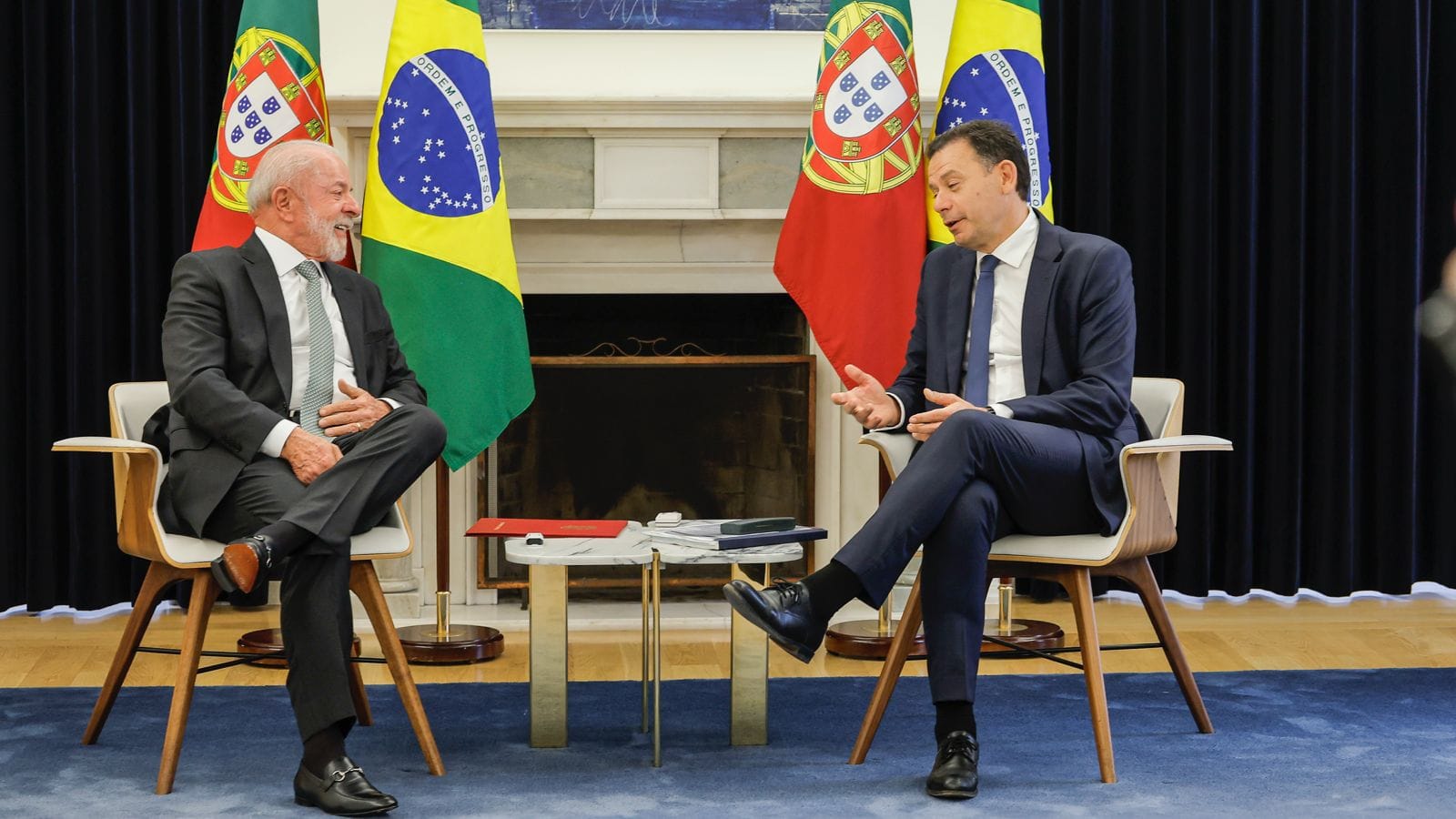 Watch here the joint statement by President Lula and Luís Montenegro after their meeting in Lisbon