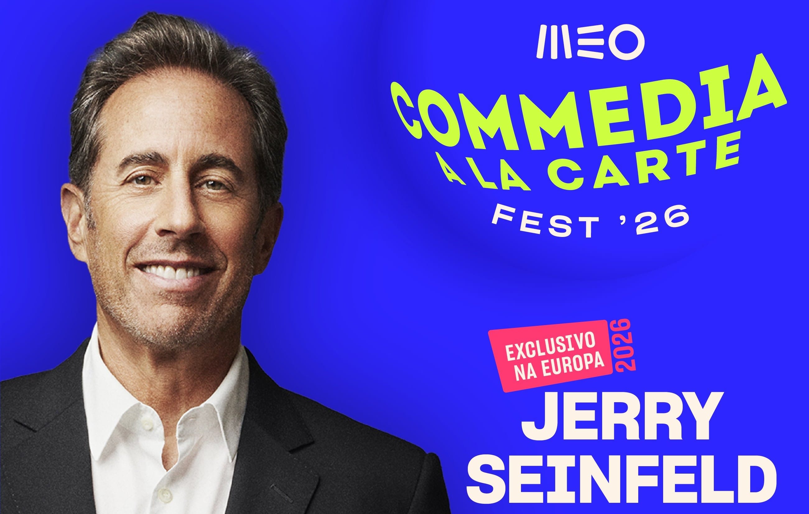 Jerry Seinfeld to make his debut in Portugal with a comedy show in November