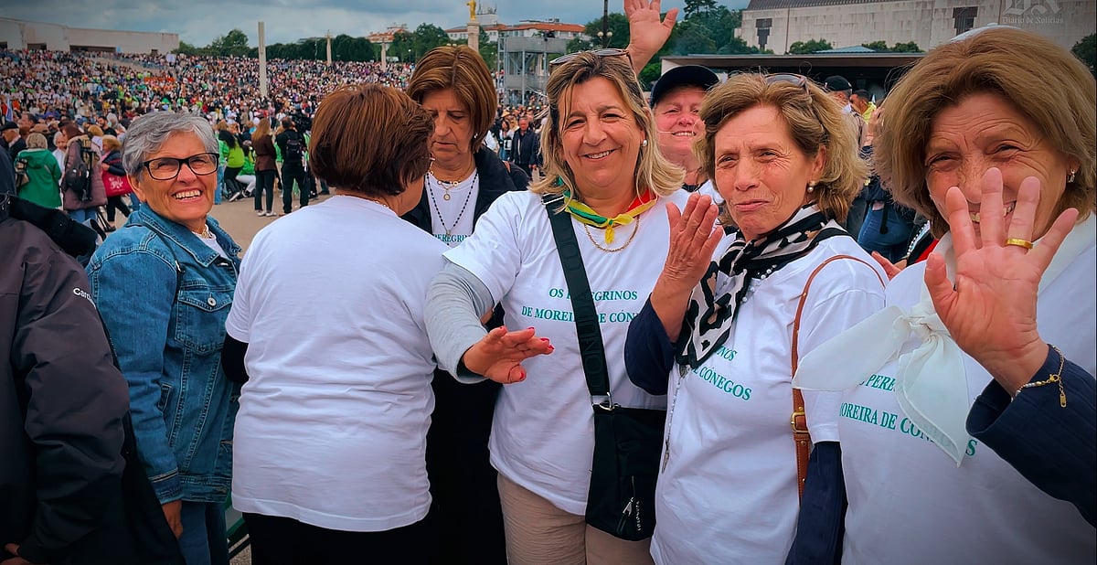 Fátima. The journey home, with a 'light spirit' and 'full heart'