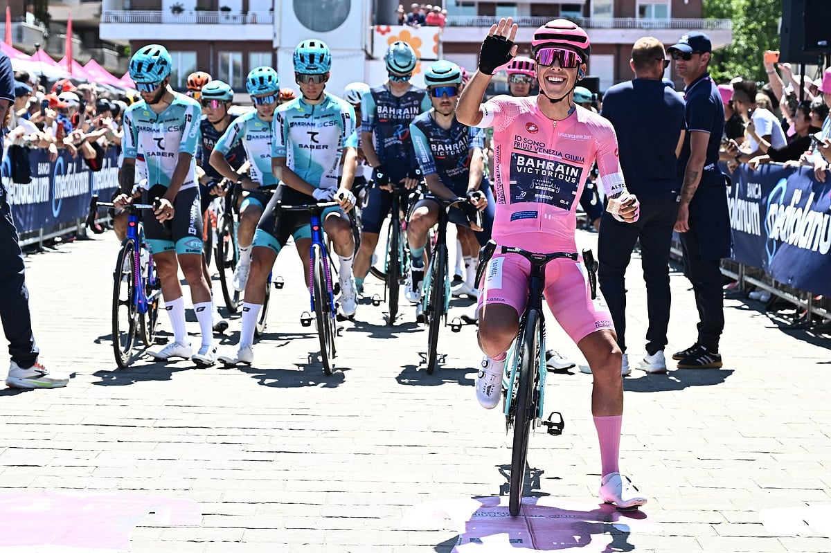 Afonso Eulálio heads into the Giro rest day in the pink jersey after another Vingegaard victory