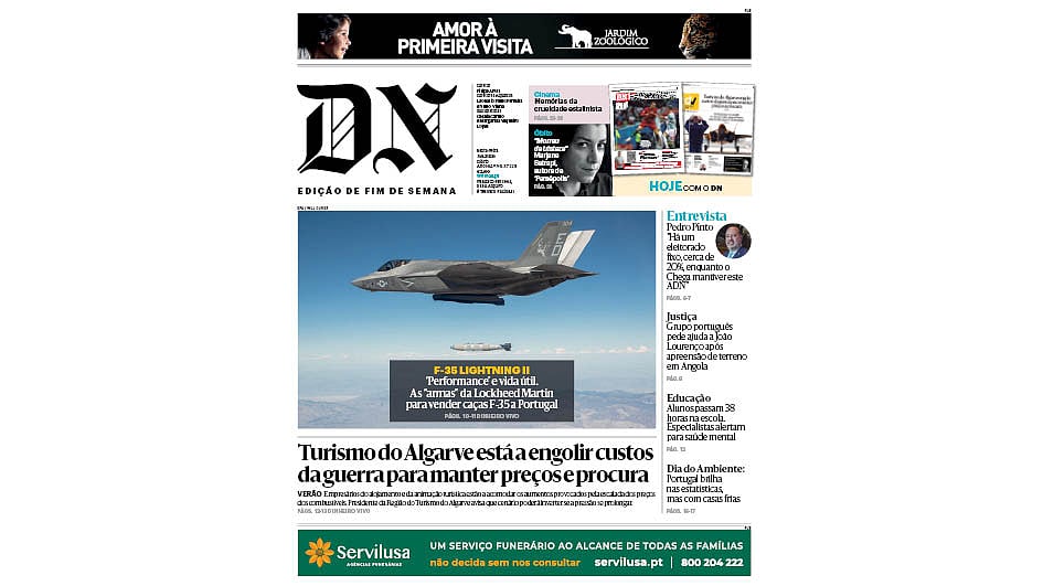 Leia o DN desta sexta-feira, 05 de junho