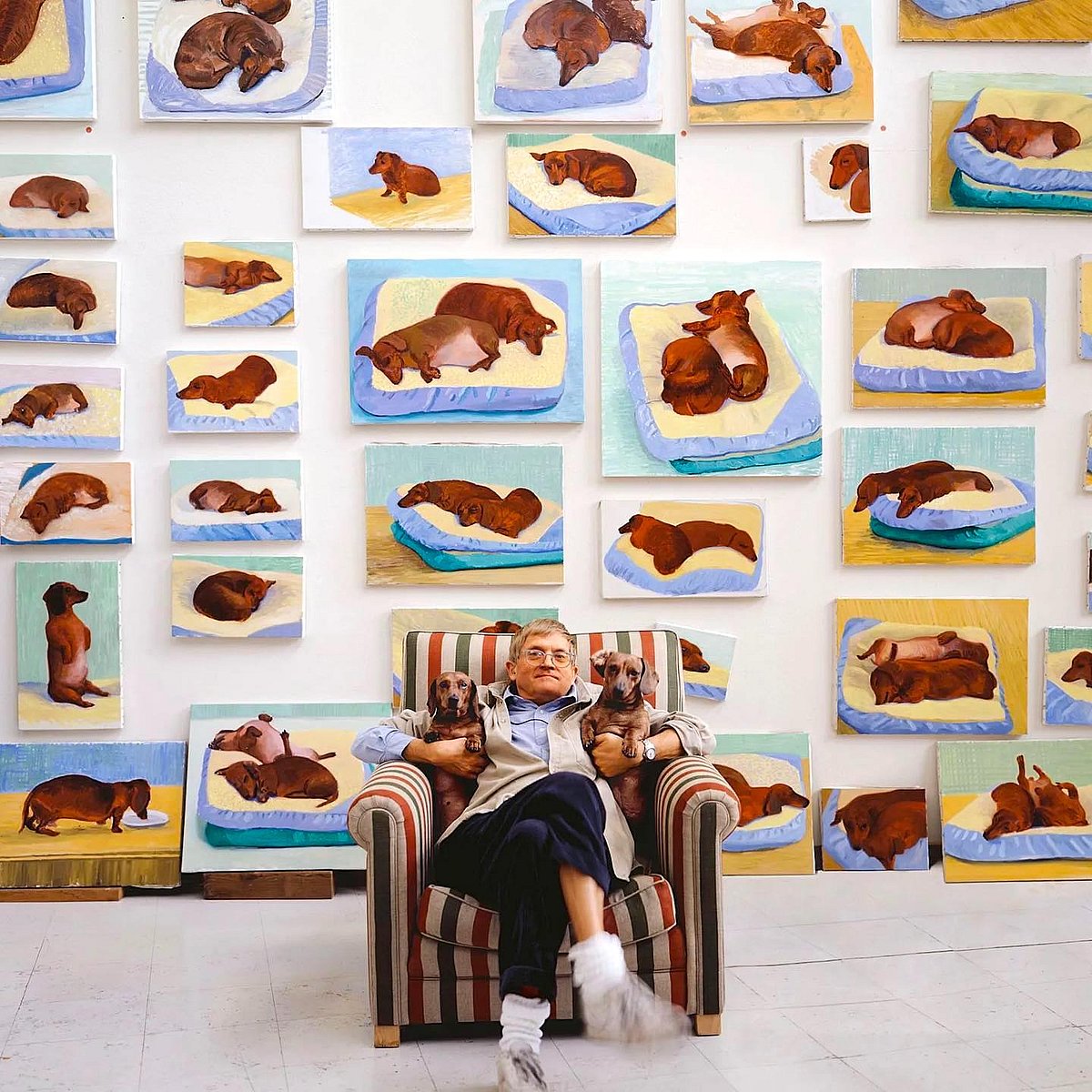 David Hockney's memories through (only) seven images