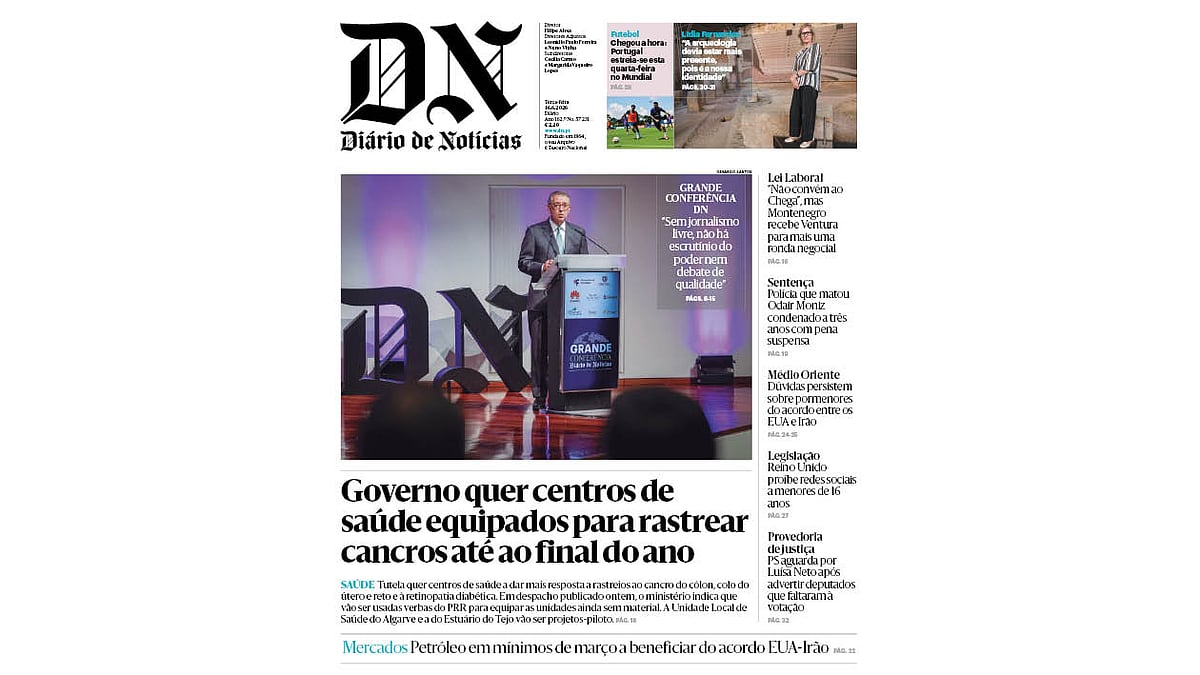 Leia aqui o DN desta terça-feira, 16 de junho