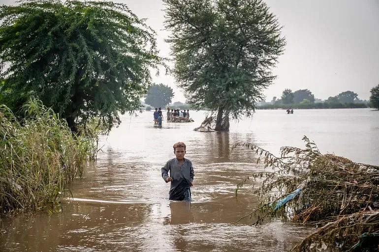 Nearly half of the world's children are exposed to at least three climate threats that put their survival at risk
