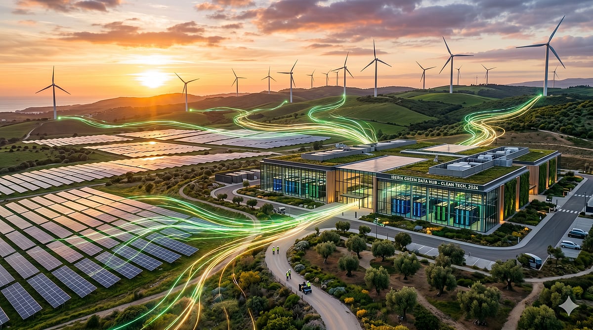 AI: Green energy and connectivity in Portugal and Spain are key to closing the €480 billion European productivity gap