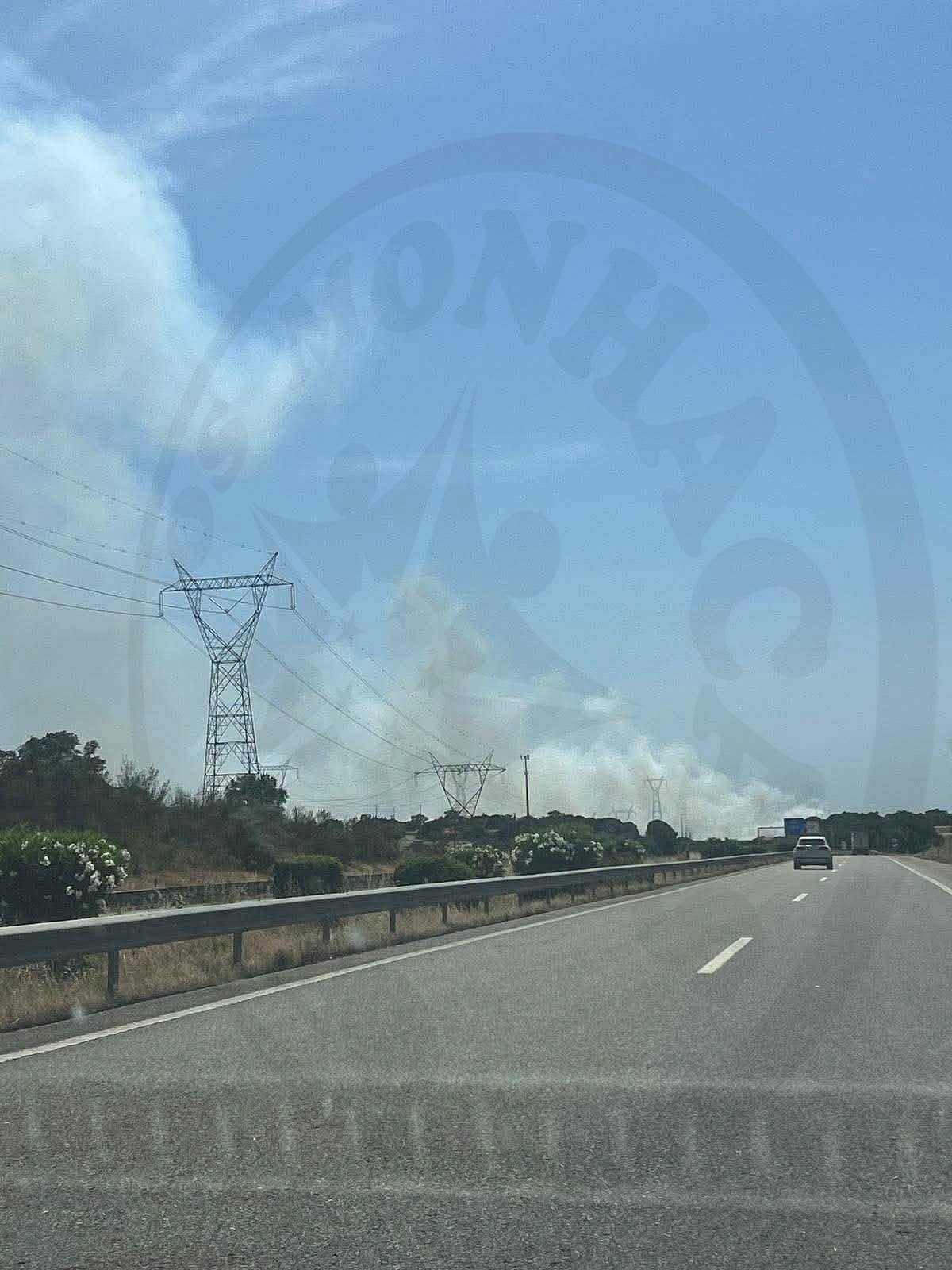 Traffic restored on the A6 in Vendas Novas