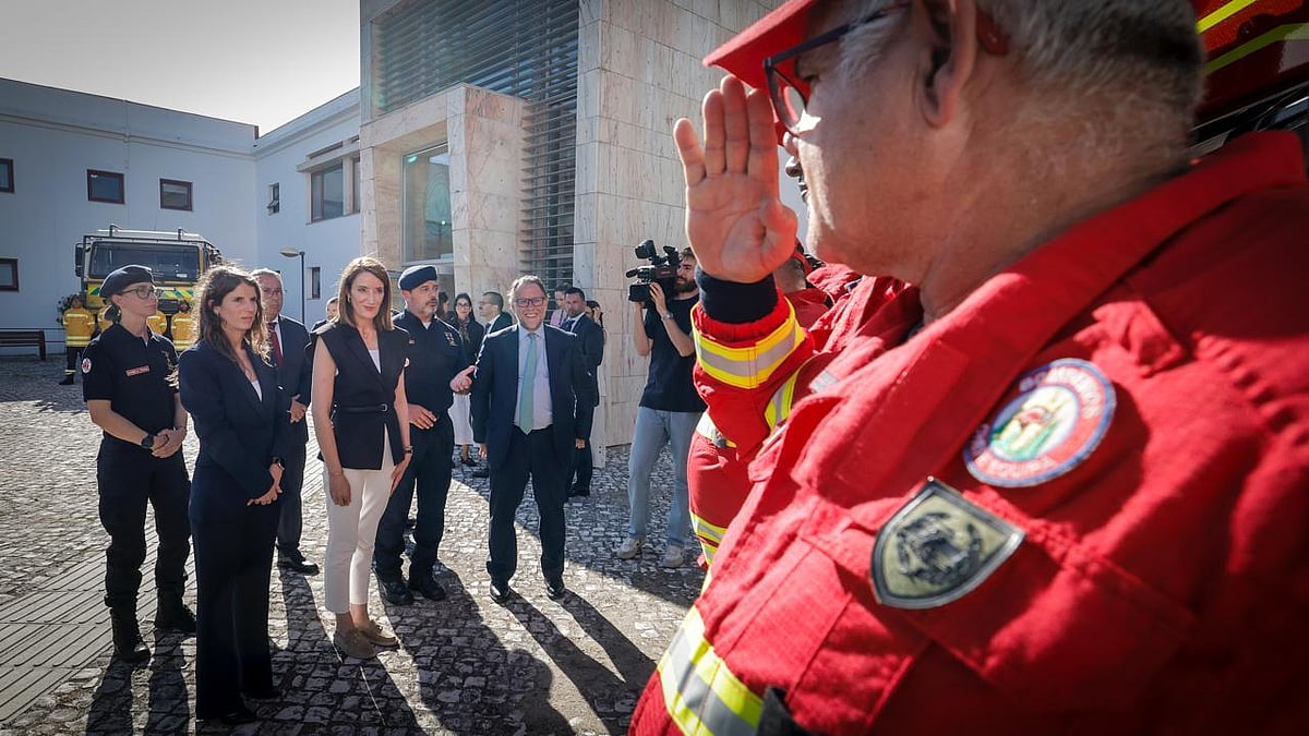 Roberta Metsola visits ANEPC and highlights Portugal's readiness for wildfire fighting