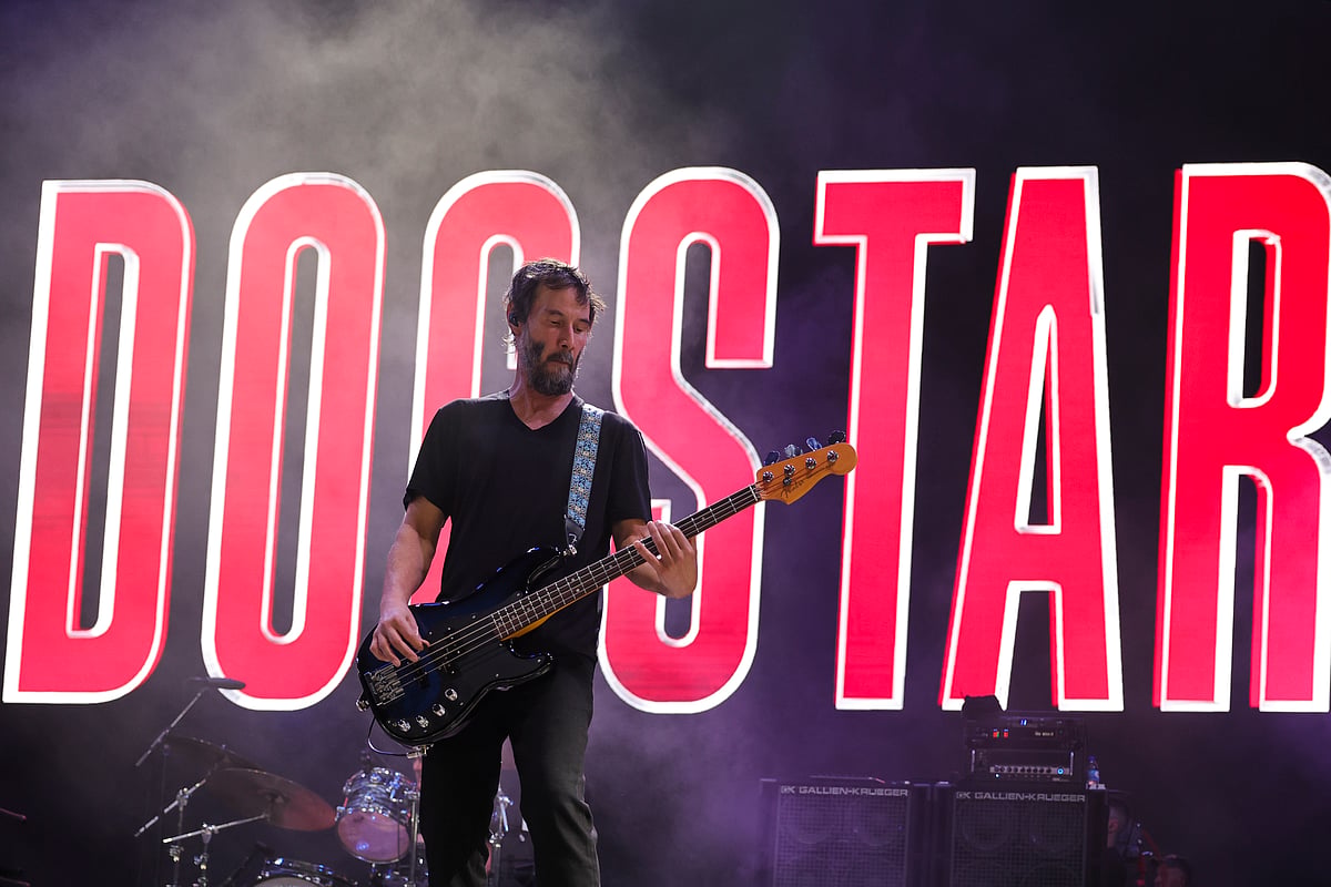 Keanu Reeves subiu ao palco do NOS Alive com os Dogstar (fotogaleria)