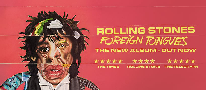 "A espera acabou". Rolling Stones lançam novo álbum "Foreign Tongues"