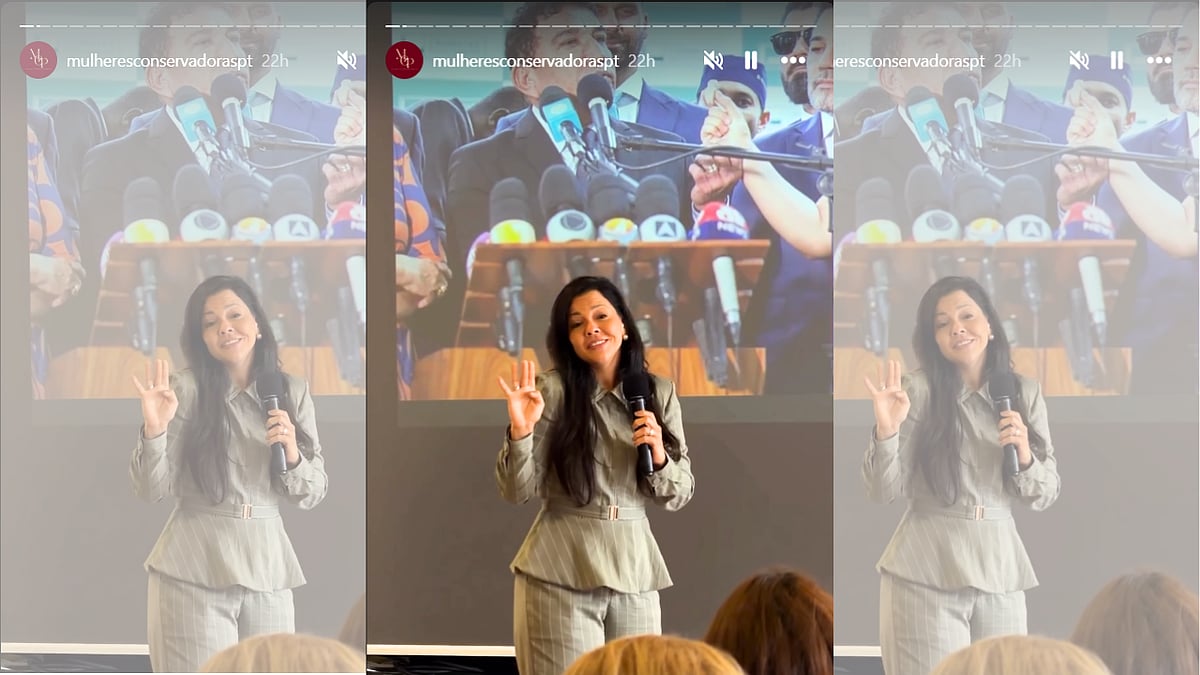Em Portugal, deputada pivô da crise na família Bolsonaro lança movimento de mulheres conservadoras