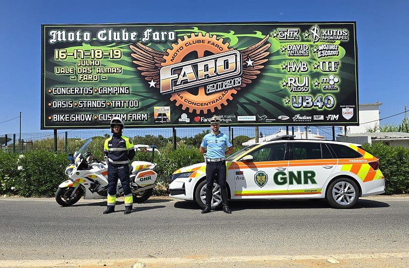 GNR reforça fiscalização durante a 44.ª Concentração Internacional de Motos de Faro