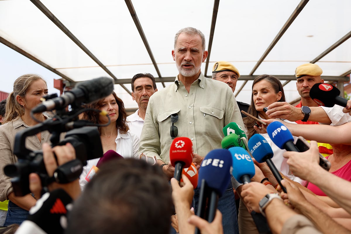 Rei Felipe VI de Espanha diz que Mecanismo de Proteção Civil da União Europeia está a funcionar