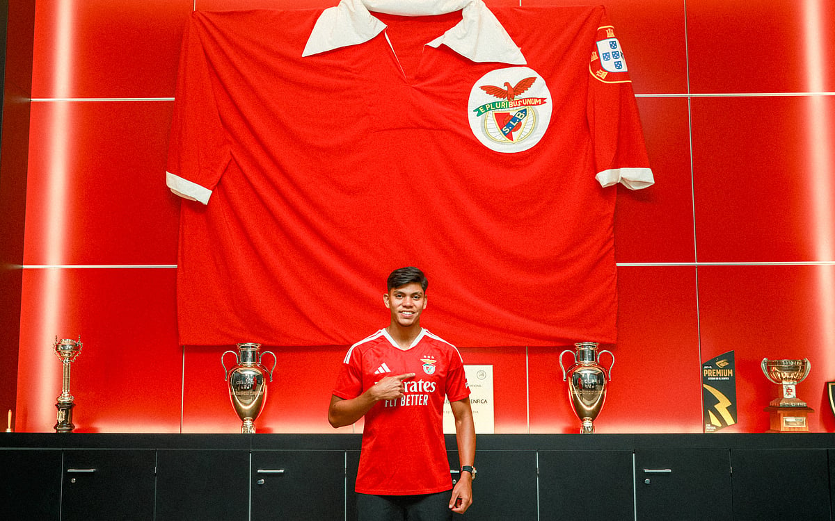 Benfica oficializa jovem central brasileiro Gabriel Índio até 2031