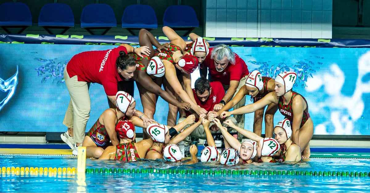Vitória de Portugal frente à Roménia vale primeiro lugar do grupo no Europeu sub 20 de Pólo aquático feminino