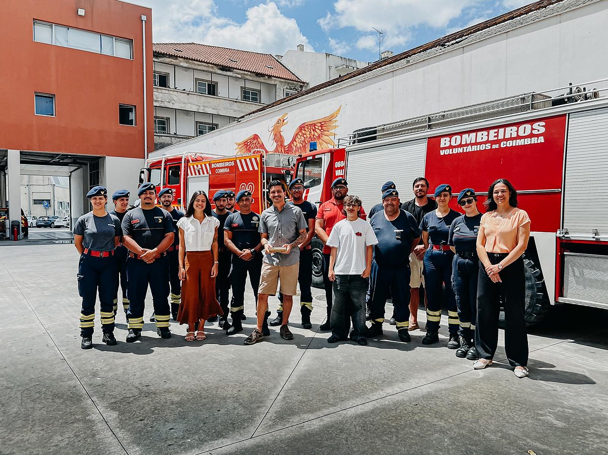 Feito por brasileiros, filme sobre o trabalho dos Bombeiros Voluntários de Coimbra leva prêmio em festival