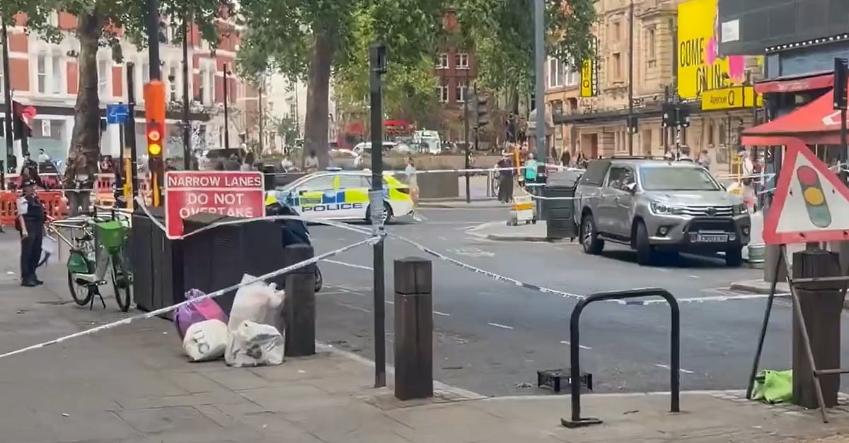 Mulher esfaqueia quatro homens no centro de Londres