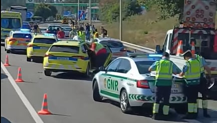 Two soldiers died after being struck by a vehicle while assisting at an accident on the A1