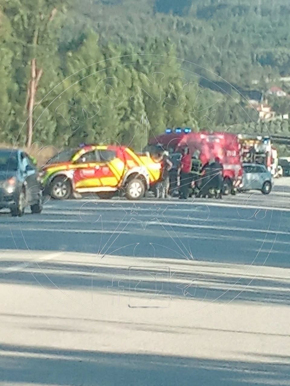 Collision causes five injuries and closure of the IC8 in the Sertã area