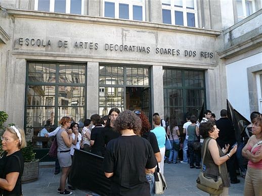 Soares dos Reis students in Porto protest against lack of conditions