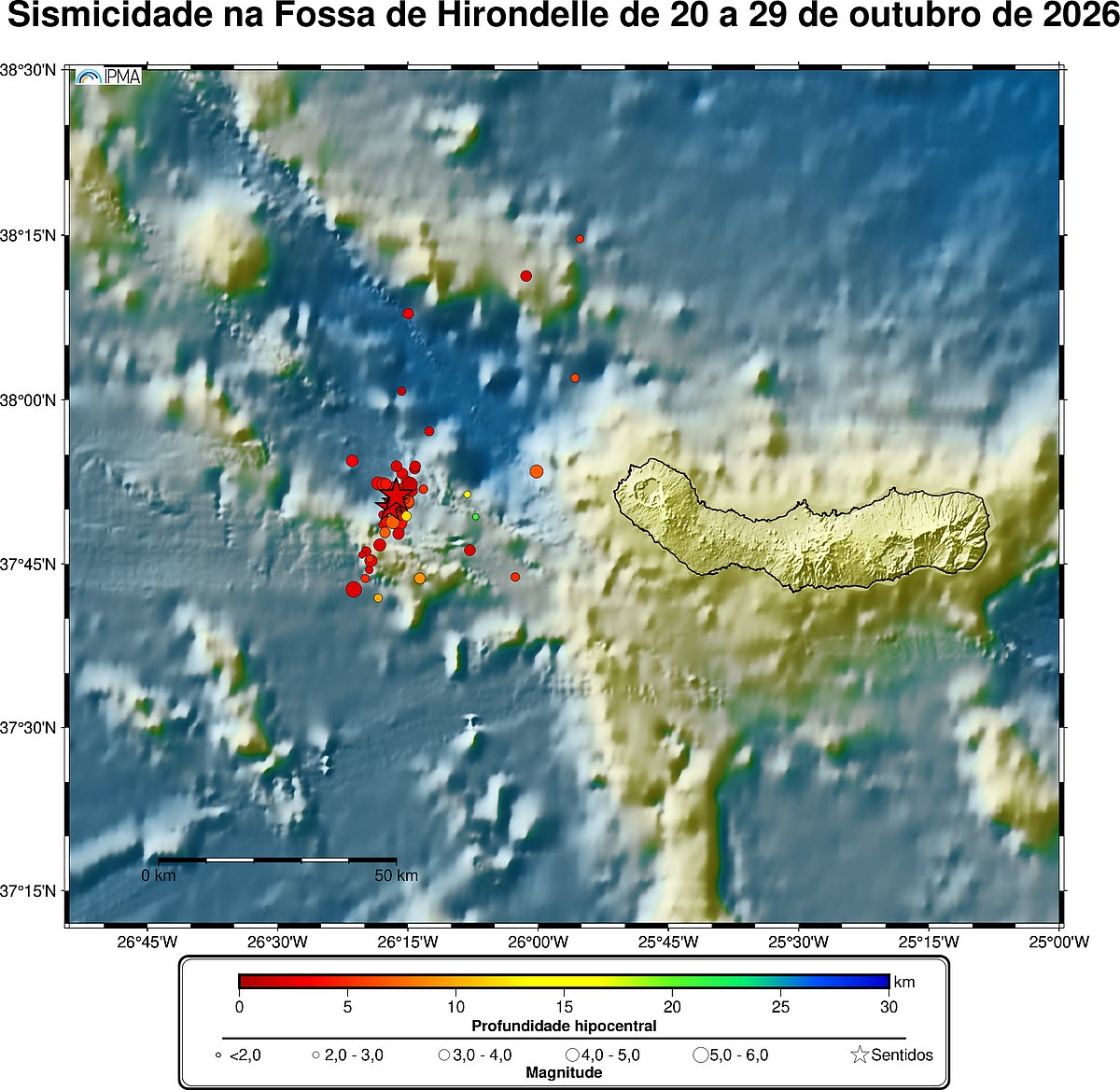 Azores Records 75 Earthquakes Amid Rising Seismic Activity in São...