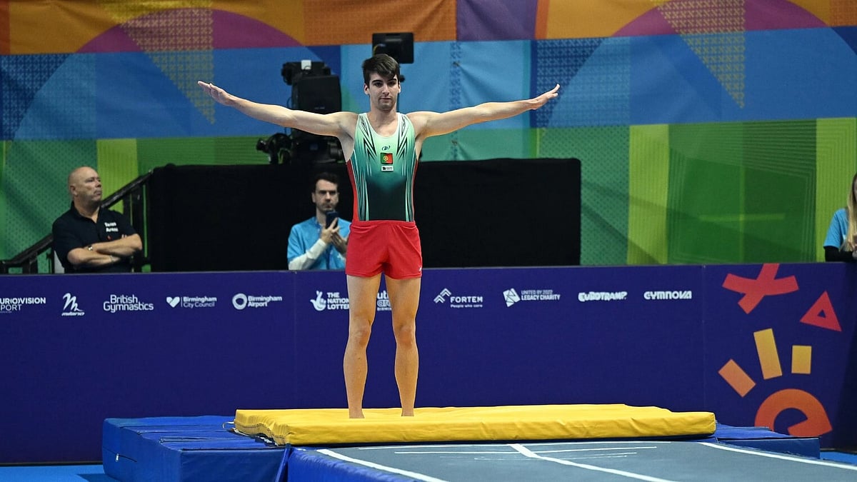 Gymnast Vasco Peso crowned European champion in senior men's tumbling