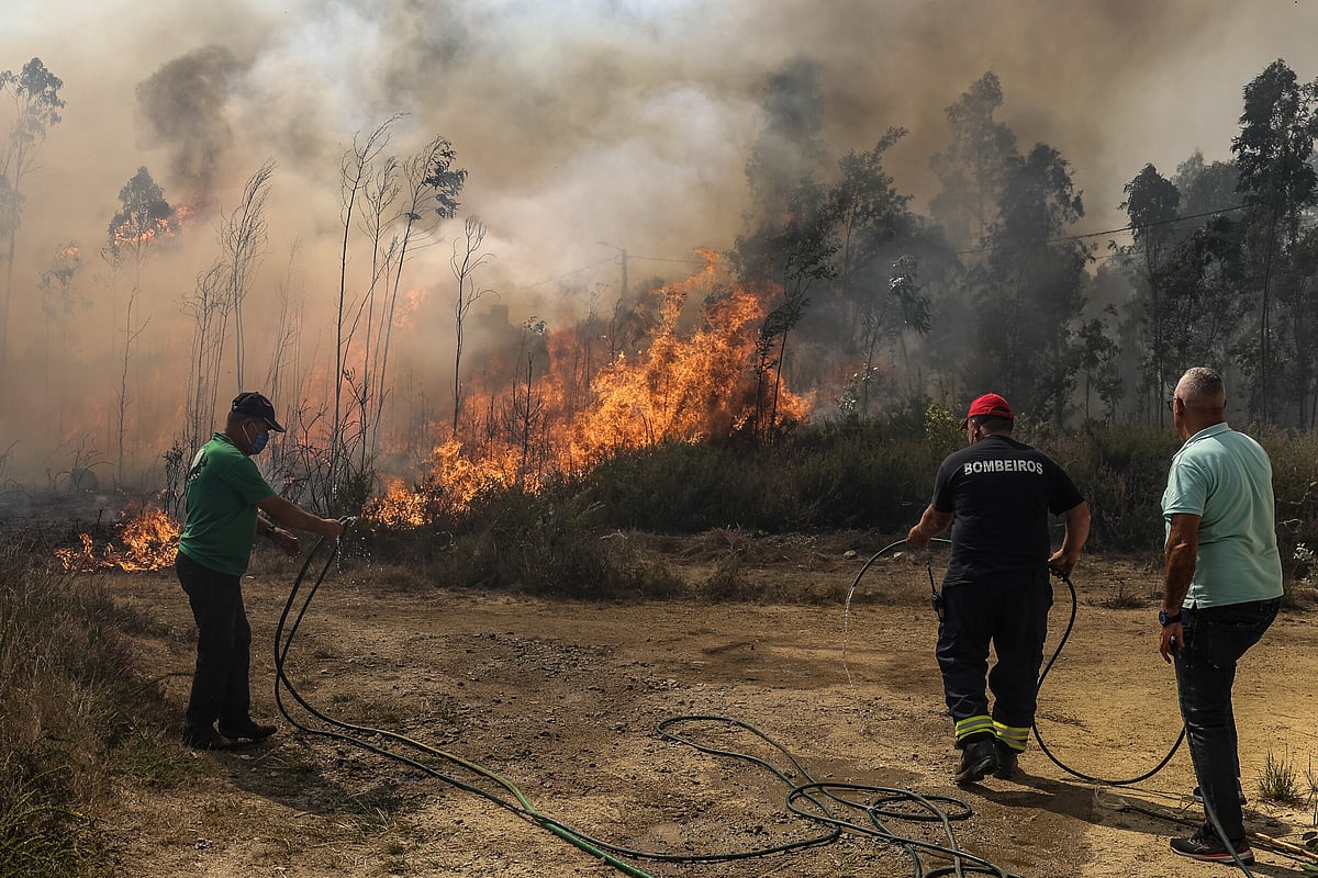 Incêndios: 258 operacionais e nove meios aéreos combatem incêndio na Guarda