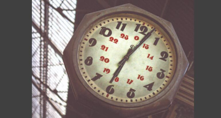 The clocks change early tomorrow morning