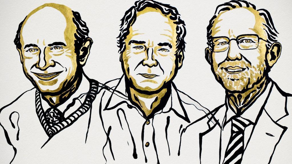 (बाएं से) हार्वे अल्टर, माइकल हॉफटन और चार्ल्स राइस Photo : The Nobel Prize Twitter handle / @NobelPrize