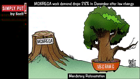 മഹാത്മാഗാന്ധി ദേശീയ ഗ്രാമീണ തൊഴിലുറപ്പ് പദ്ധതി-മാറ്റിവെയ്ക്കൽ   
