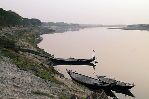 बांग्लादेश में गंगा की सहायक नदी पद्मा; फोटो: आईस्टॉक