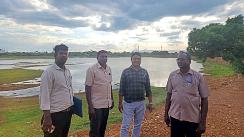 तमिलनाडु के थेरवॉय कांडिगई चित्तेरी गांव का जो सिंचाई टैंक 2015 की बाढ़ में नष्ट हो चुका था, अब उसी टैंक से पहले की तुलना में डेढ़ गुना ज्यादा क्षेत्र की सिंचाई की जा रही है