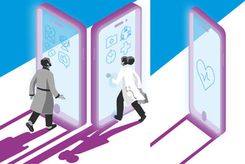 60 फीसदी से अधिक देशों ने डिजिटल स्वास्थ्य रणनीति विकसित की है, लेकिन स्थिर स्वास्थ्य पेशेवरों में नए उद्योगों को एक साथ लाने में अक्सर कमी रहती है।  