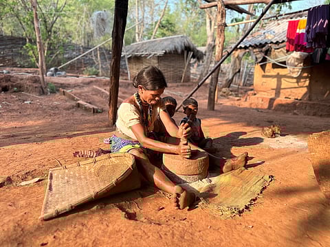 अबूझमाड़ के इस गांव तक नहीं पहुंचा विकास। फोटो: अंकुर तिवारी