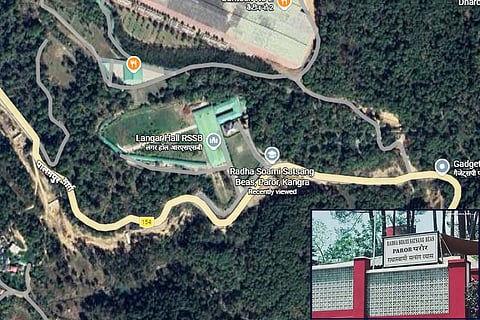 राधा स्वामी सत्संग ब्यास (आरएसएसबी), परौर; फोटो: गूगल मैप्स