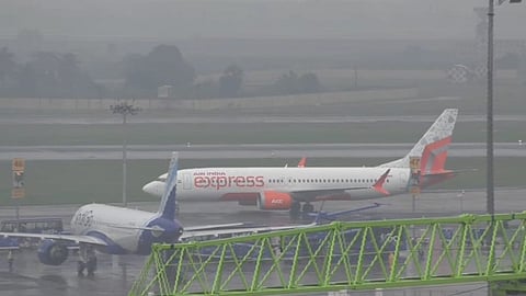 Flight operations at Chennai airport were disrupted 