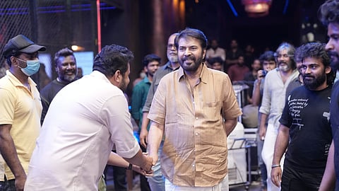 Mammootty visits I Am Game sets
