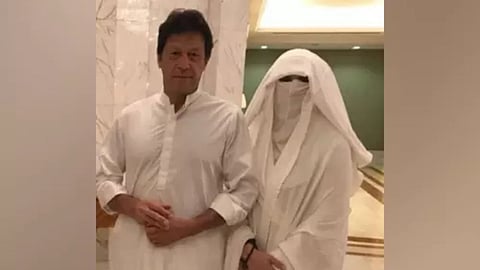 Pakistan's former prime minister Imran Khan and his wife Bushra Bibi  (Photo: IANS)